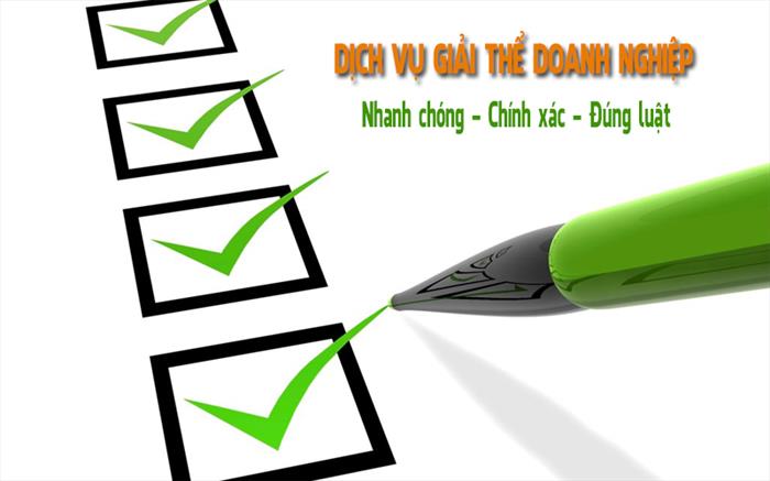 DỊCH VỤ GIẢI THỂ CÔNG TY